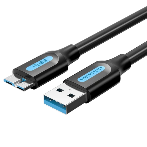 KÁBEL USB-A 3.0/M ->  Micro USB-B/M, 0,25m,Vention