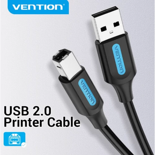 KÁBEL USB-A 2.0/M -> USB-B/M, 0.5m,Vention