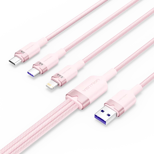 KÁBEL USB-A 2.0/M -> USB-C/Light/M.B, 1,5m,(pk,6A), Vention