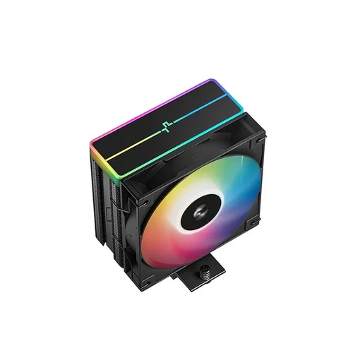 DeepCool CPU Cooler - AG400 BK ARGB V2 (31,6 dB; max, 128,93 m3/h; 4pin csatlakozó, 4 db heatpipe, 12cm, PWM)