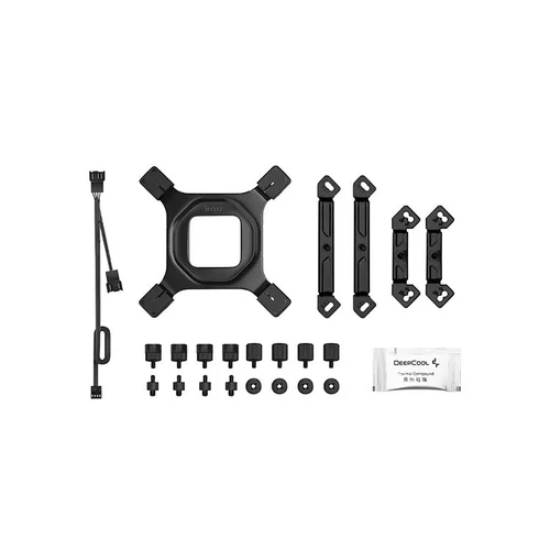 DeepCool CPU Cooler - AG620 BK ARGB (29,4 dB; max, 115,32 m3/h; 4pin csatlakozó, 6 db heatpipe, 12cm, PWM, LED)