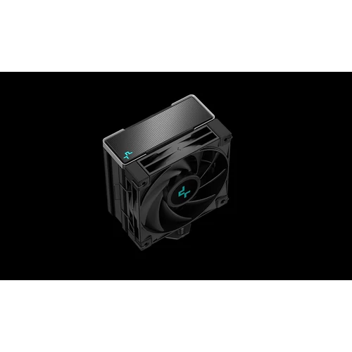 DeepCool CPU Cooler - AK400 ZERO DARK (29 dB; max, 112,93 m3/h; 4pin csatlakozó, 4 db heatpipe, 12cm, PWM)