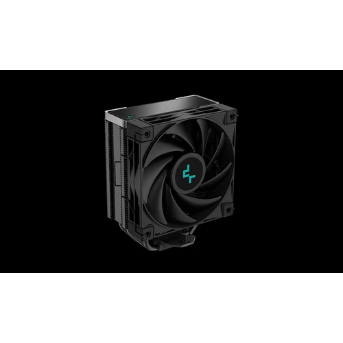 DeepCool CPU Cooler - AK400 ZERO DARK (29 dB; max, 112,93 m3/h; 4pin csatlakozó, 4 db heatpipe, 12cm, PWM)