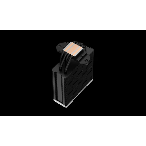 DeepCool CPU Cooler - AK400 ZERO DARK (29 dB; max, 112,93 m3/h; 4pin csatlakozó, 4 db heatpipe, 12cm, PWM)