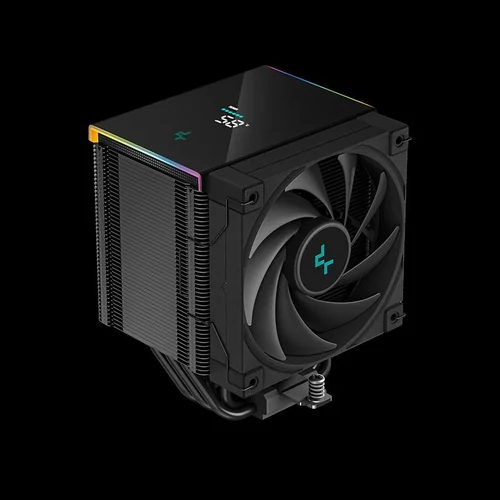 DeepCool CPU Cooler - AK500 Digital (28dB; max, 117,21 m3/h; 4pin csatlakozó, 5 db heatpipe, 12cm, PWM, fekete)