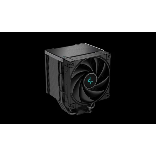 DeepCool CPU Cooler - AK500 ZERO DARK (31,5 dB; max, 88,75 m3/h; 4pin csatlakozó, 5 db heatpipe, 12cm, PWM)