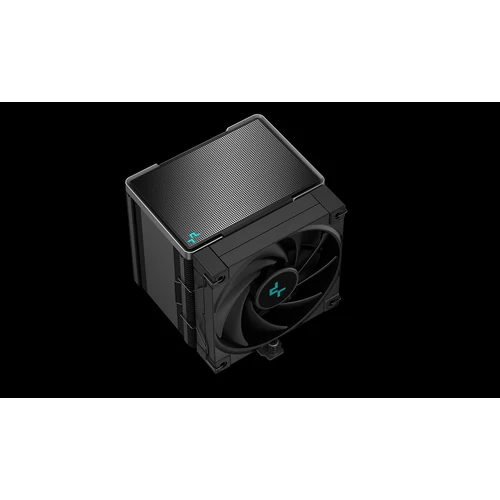 DeepCool CPU Cooler - AK500 ZERO DARK (31,5 dB; max, 88,75 m3/h; 4pin csatlakozó, 5 db heatpipe, 12cm, PWM)