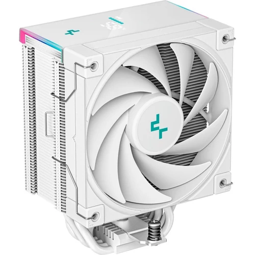 DeepCool CPU Cooler - AK500S Digital WH (28 dB; max, 117,21 m3/h; 4pin csatlakozó, 5 db heatpipe, 12cm, PWM, fehér)