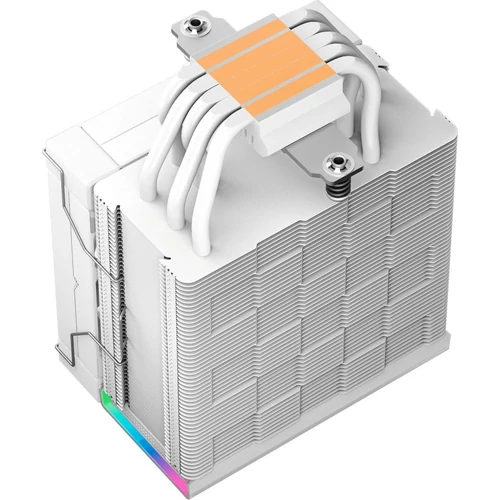 DeepCool CPU Cooler - AK500S Digital WH (28 dB; max, 117,21 m3/h; 4pin csatlakozó, 5 db heatpipe, 12cm, PWM, fehér)