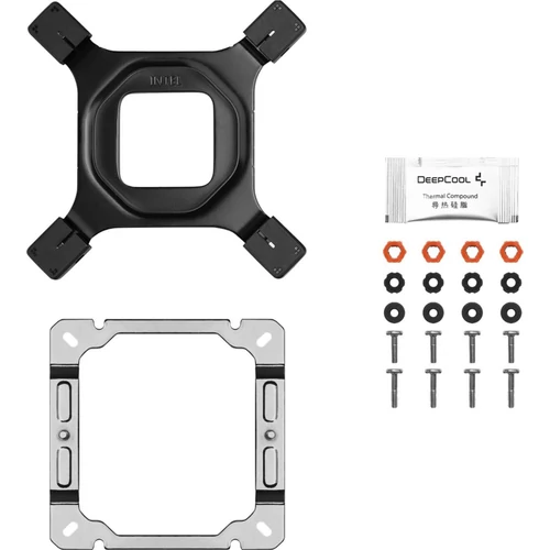 DeepCool CPU Cooler - AK500S Digital WH (28 dB; max, 117,21 m3/h; 4pin csatlakozó, 5 db heatpipe, 12cm, PWM, fehér)