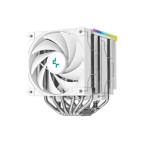 DeepCool CPU Cooler - AK620 DIGITAL SE WH (28 dB; max, 117,21 m3/h; 4pin csatlakozó, 6 db heatpipe, 2x12cm, PWM, RGB)