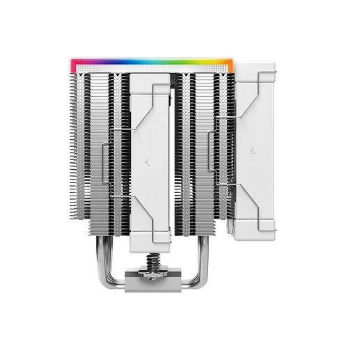 DeepCool CPU Cooler - AK620 DIGITAL SE WH (28 dB; max, 117,21 m3/h; 4pin csatlakozó, 6 db heatpipe, 2x12cm, PWM, RGB)