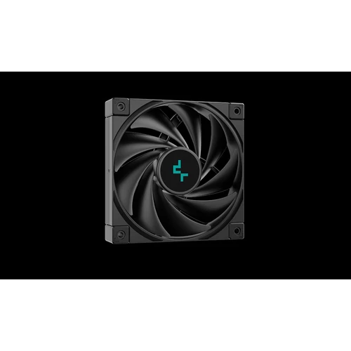 DeepCool CPU Cooler - AK620 ZERO DARK (28 dB; max, 117,21 m3/h; 4pin csatlakozó, 6 db heatpipe, 2x12cm, PWM)