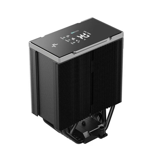DeepCool CPU Cooler - AK700 DIGITAL NYX (28dB; max, 131,21 m3/h; 4pin csatlakozó, 7 db heatpipe, 12cm, PWM)