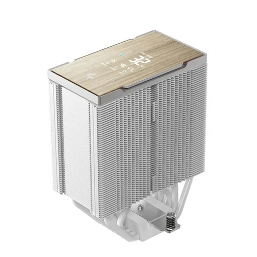 DeepCool CPU Cooler - AK700 DIGITAL WH (28dB; max, 131,21 m3/h; 4pin csatlakozó, 7 db heatpipe, 12cm, PWM)
