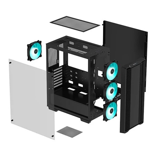 DeepCool CC560 Tempered Glass Black