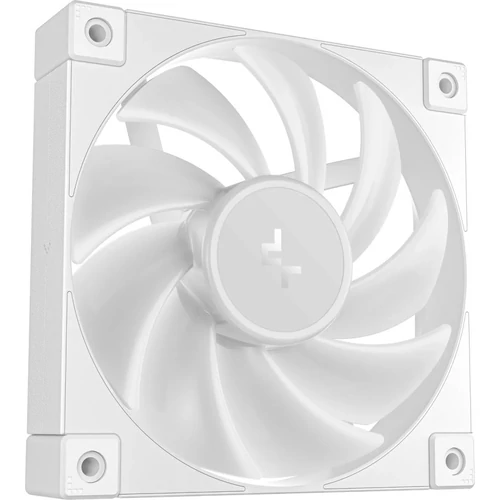 DeepCool Cooler 12cm - FD12 ARGB WH (27,6dB; max. 109,07 m3/h; 3pin csatlakozó; hydro bearing, ház hűtésre, PWM, fehér)