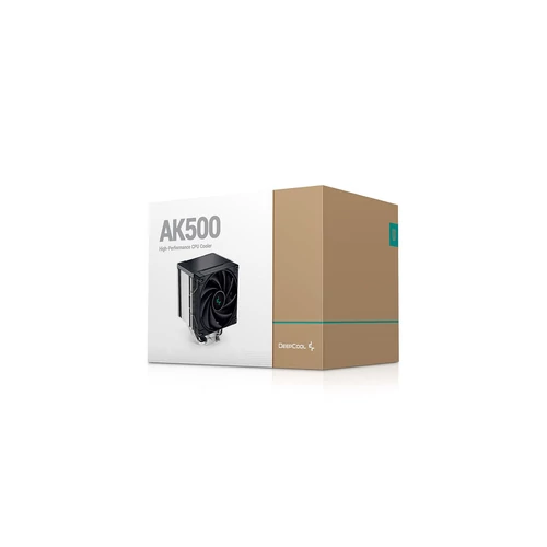 DeepCool CPU Cooler - AK500 (31,5 dB; max, 88,75 m3/h; 4pin csatlakozó, 5 db heatpipe, 12cm, PWM)