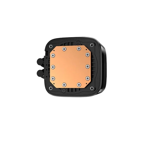 DeepCool CPU Water Cooler - LD240 (max 21dB; max. 122,39 m3/h; 2x12cm, LED kijelző, fekete)