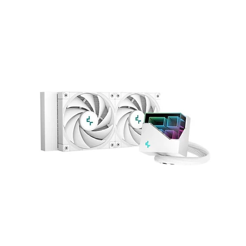 DeepCool CPU Water Cooler - LT520 WH (max 19dB; max. 145,86 m3/h; 2x12cm)