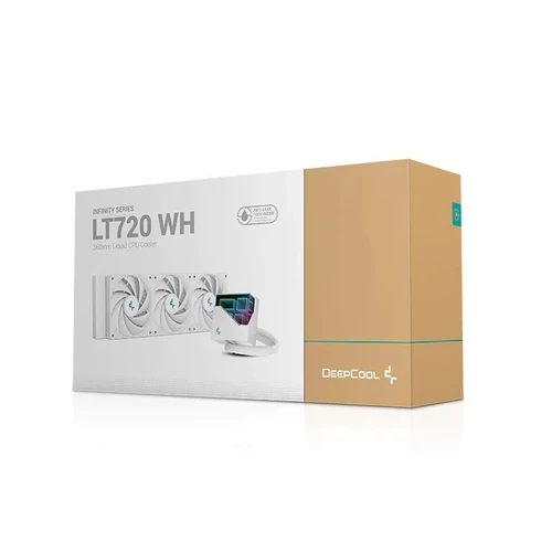 DeepCool CPU Water Cooler - LT720 WH (max 19dB; max. 145,86 m3/h; 3x12cm)