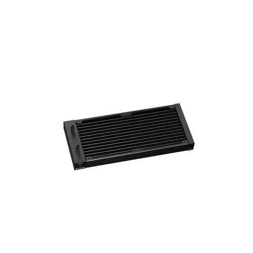 DeepCool CPU Water Cooler - MYSTIQUE 240 (max 21dB; max. 123,09 m3/h; 2x12cm, LED kijelző, fekete)