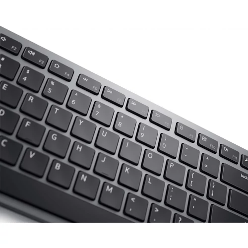 Dell KB700 Compact Multi-Device Wireless Keyboard Titan Gray HU