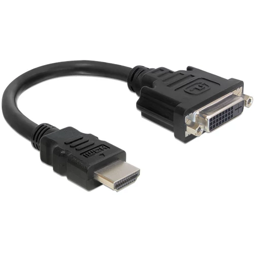 Delock 65327 HDMI apa - DVI 24+1 anya 20cm adapter