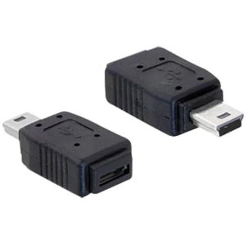 DeLock Adapter USB mini male > USB micro-A+B female