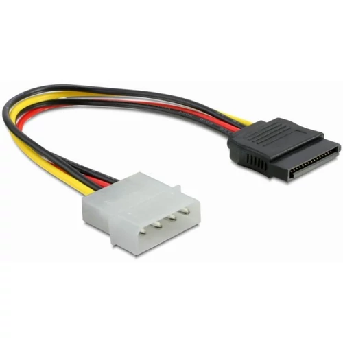Delock 4 tűs apa (Molex) to SATA HDD (egyenes) hálózati kábel