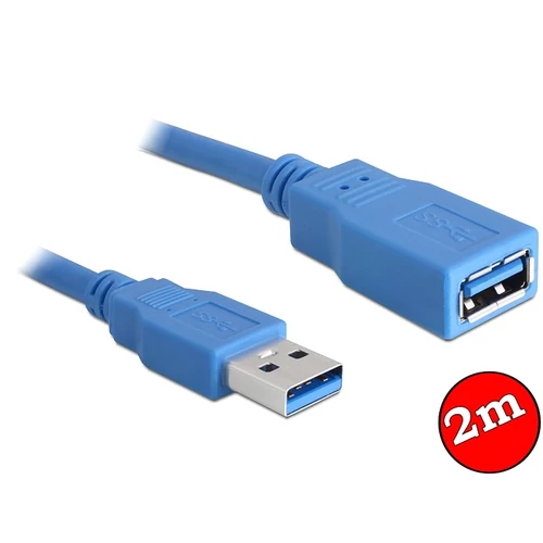 Delock USB3.0-A (apa/anya), 2 méteres hosszabbító kábel