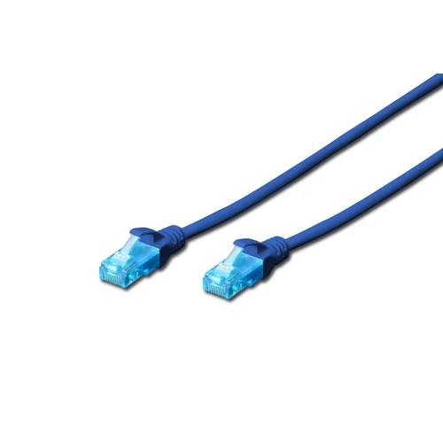 DIGITUS CAT5e U/UTP PVC 5m kék patch kábel