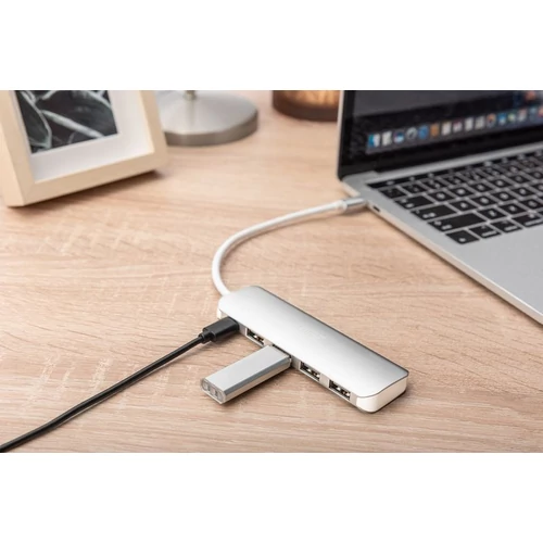 DIGITUS USB Type-C 4 portos USB 3.0 hub + PD