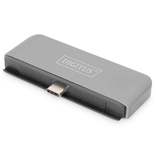 Digitus USB-C Mobile Dock 4 Port Gray