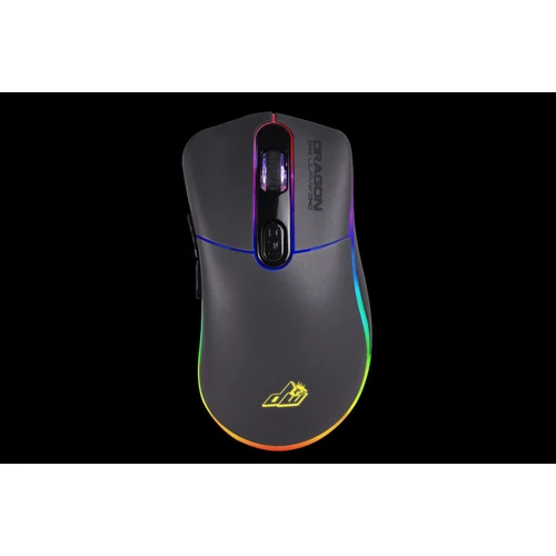 Dragon War Egér - Caster (Vezetékes, Optikai, USB, 7000 DPI, 7 gomb, fekete)