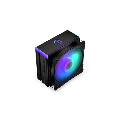 Endorfy CPU Cooler - Fera 5 Black ARGB (12 cm, 4 pin, 4x heatpipe, PWM, TDP 220W, fekete)