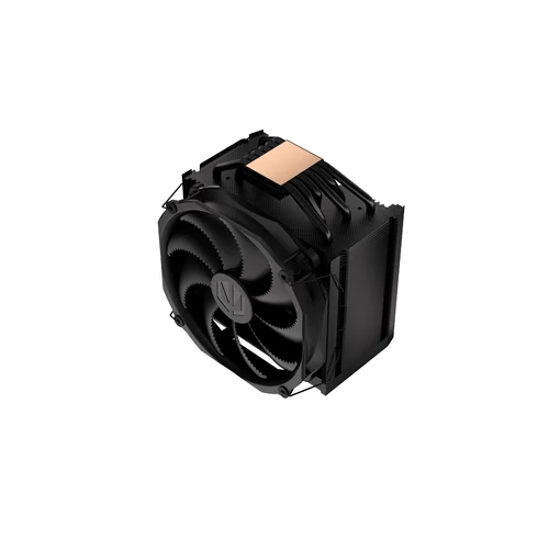 Endorfy CPU Cooler - Fortis 5 Black (14 cm, 4 pin, 6x heatpipe, PWM, TDP 220W, fekete)