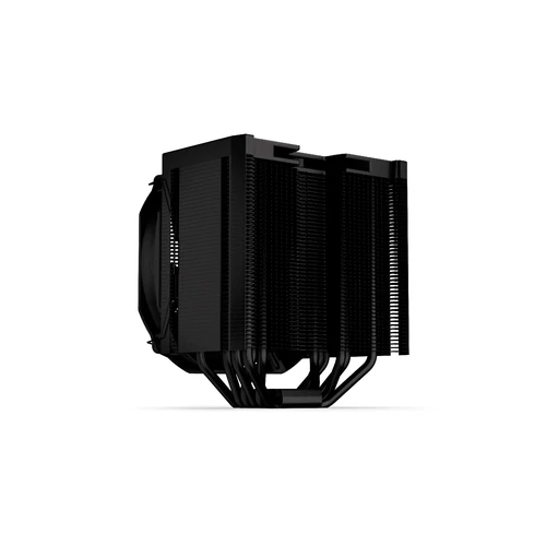 Endorfy CPU Cooler - Fortis 5 Black (14 cm, 4 pin, 6x heatpipe, PWM, TDP 220W, fekete)