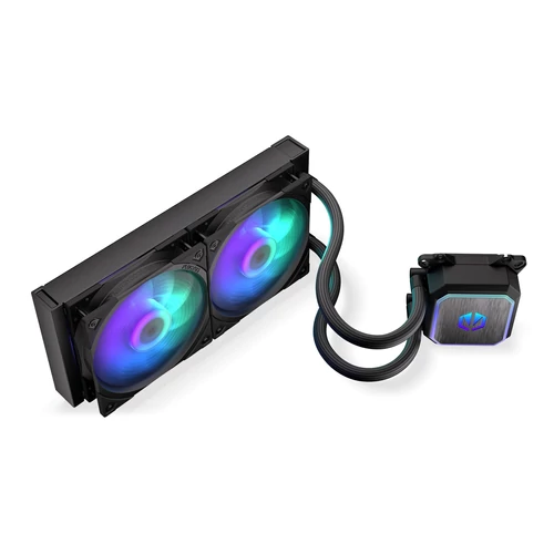 Endorfy CPU Water Cooler - Navis F240 ARGB (vízhűtés, Fluctus 2x120 PWM ARGB, AIO, fekete)