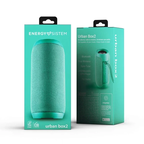 Energy Sistem EN 449330 Urban Box 2 Jade Bluetooth hangszóró