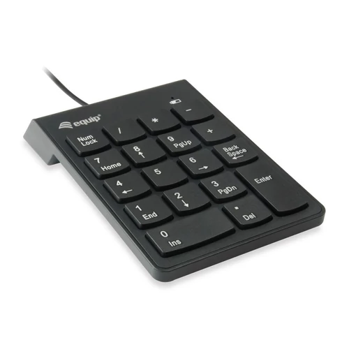 Equip-Life Numerikus billentyűzet - 245205 (USB, fekete)