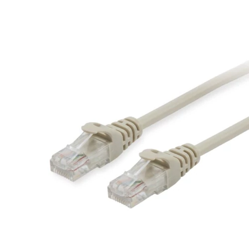 Hálózati kábel, U/UTP, CAT5e, 5 m, EQUIP, bézs