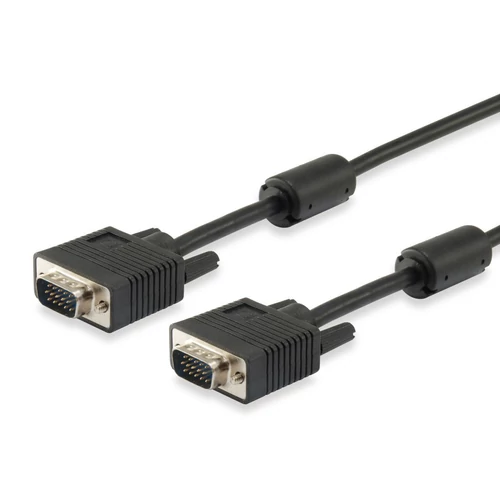 VGA monitor kábel, ferrit gyűrűvel, 5 m, EQUIP