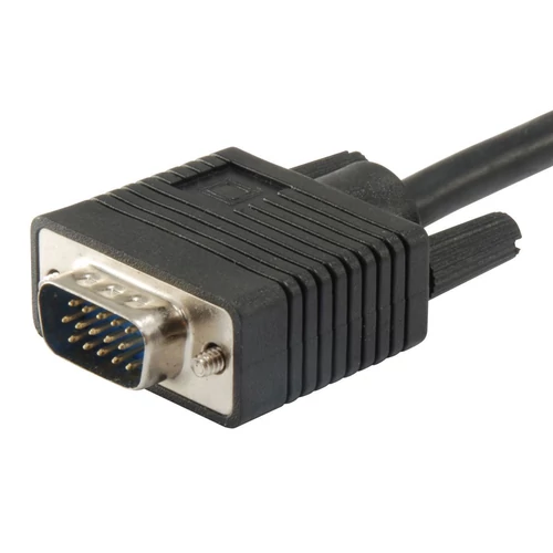 VGA monitor kábel, ferrit gyűrűvel, 5 m, EQUIP
