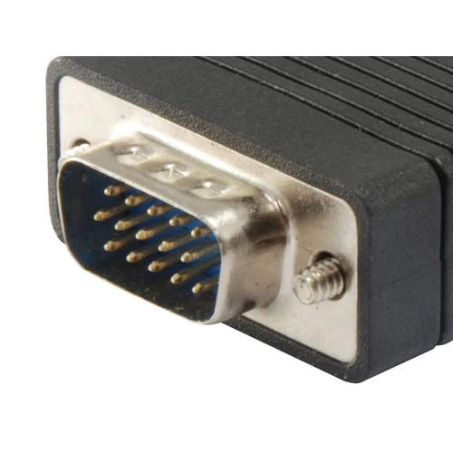 VGA monitor kábel, ferrit gyűrűvel, 5 m, EQUIP