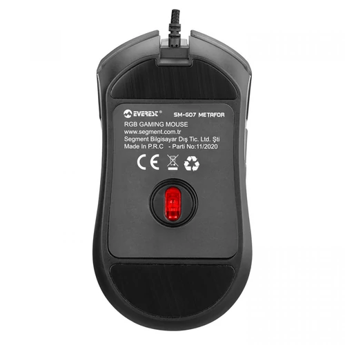 Everest SM-G07 METAFOR RGB Gaming Optical Mouse Black