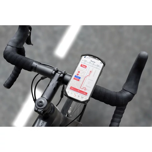 FIXED Bikee 2 szilikon telefontartó kerékpárra, fekete