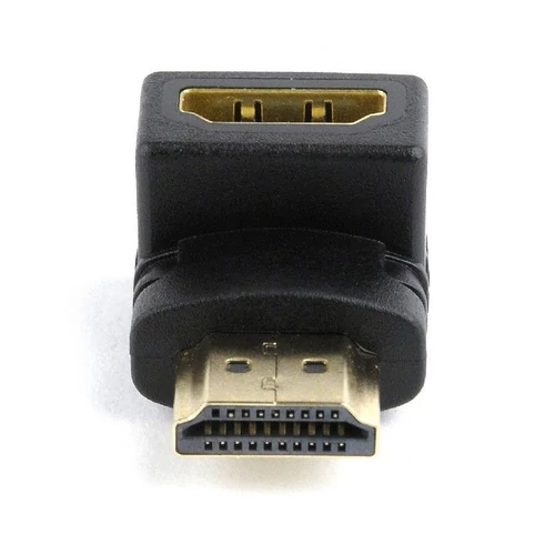 Gembird A-HDMI90-FML HDMI right angle adapter 90° downwards Blalck