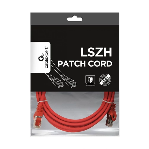 Gembird CAT6A S-FTP Patch Cable 2m Red