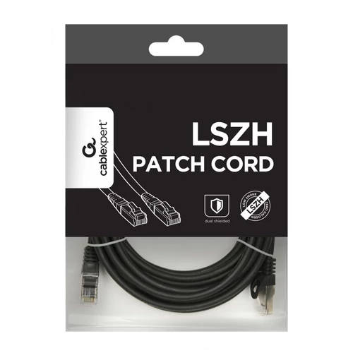 Gembird CAT6A S-FTP Patch Cable 5m Black